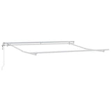 Awning Manual White 3 x 2.5 m Metal 313209