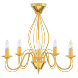 Chandelier E14 Metal Gold 52 x 47 cm 42053777