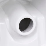 ZNTS Ceramic Toilet Back Water Flow White 240376