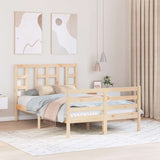 Bed Frame without Mattress 120x200 cm Solid Wood 3193916