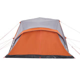 Family Tent with Porch 9-Person Grey and Orange Quick Release 4004215