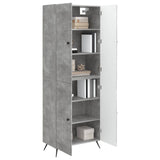 Cabinet Set 2 pcs Concrete Grey Engineered Wood 3416865
