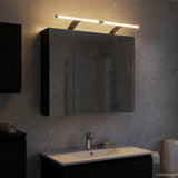 Bathroom Mirror Cabinet Black Oak 60 x 14.5 x 50 cm 889080
