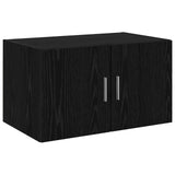Storage Cabinet with Shelves Black Oak 70 x 42.5 x 225 cm 3446669