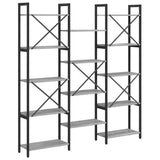 Bookshelf Grey sonoma 156 x 25 x 167 cm Engineered Wood 868344