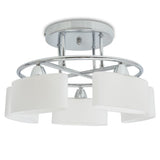 Ceiling Lamp with Ellipsoid Glass Shades for 5 E14 Bulbs 200 W 50494