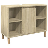 Bathroom Cabinet Sonoma Oak 80x33x60 cm Engineered Wood 857131