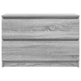 TV Cabinet Grey Sonoma 80x35x54 cm Engineered Wood 861792