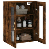 Wall Mounted Cabinet Smoked Oak 69.5x34x90 cm 828465