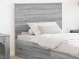 Headboard with Headboard Grey Sonoma 75 cm Engineered wood 887831