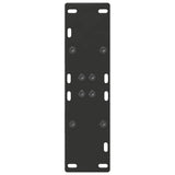 Dining Table Legs A-Shaped 2 pcs Black 50x cm Steel 4012844
