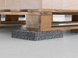 Rubber Granulate Roll Black 2000 x 12 x 0.8 cm Rubber 42027304