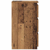 Bedside Cabinets 2 pcs Old Wood 40x35x62.5 cm Engineered Wood 856523