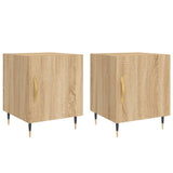 Bedside Cabinets 2 pcs Sonoma Oak 40x40x50 cm Engineered Wood 827523