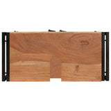 Sink cabinet with Shelf Brown 71 x 33 x 58 cm Solid Acacia Wood 4102767