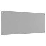 Kitchen Backsplash Light Grey 120 x 50 cm Tempered Glass 42001308