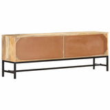 285863 TV Cabinet 140x30x50 cm Solid Mango Wood