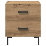 Bedside Cabinet with Drawer 2 pcs Artisan Oak 40 x 35 x 47.5 cm 882016