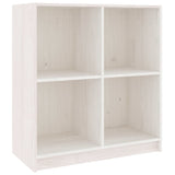Sideboard White 70x33x76 cm Solid Pinewood 809949