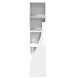 Corner Cabinet 32x32x140cm Engineered Wood High Gloss White 889879