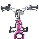 Kids Bike 12 Inches for 2-4 Years Old Pink White 42009233
