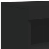 Sideboard with LED Lights Black 181.5x37x100 cm 3209150