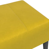 Footstool Yellow 77x55x31 cm Velvet 4007379