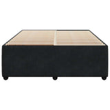 Bed Frame without Mattress Black 140x190 cm Velvet 3285008