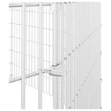 Free Range Animal Enclosure 10-Panel 54x100 cm Galvanised Iron 171583