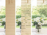 Venetian Blind Light Brown with Pattern 213 x 90 cm 25 mm PVC 42003776