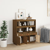 Highboard Honey Brown 100x40x108.5 cm Solid Wood Pine 820165