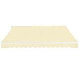 Folding Awning Manual Operated 400 cm Cream 275572