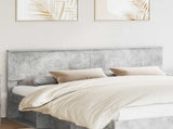 Headboard Concrete Grey Engineered wood 888389