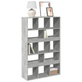 Bookcase Concrete Grey 100x33x156.5 cm Engineered Wood 3309369