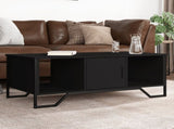 Coffee Table Black 100x51x40 cm Engineered Wood 848489