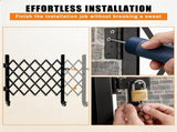 Foldable Security Gate, Expandable Safety Barrier with 360&deg Swivel Casters Lockable Design, 74879154