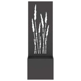 Garden Privacy Screen Black 50 x 150 cm Cold-rolled steel 876462