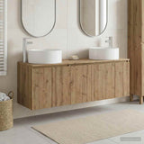 Bathroom Cabinet Set 3 pcs Artisan Oak 49.5 x 44.5 x 65.5 cm 3405736
