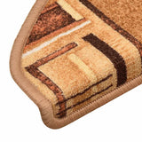 Self-adhesive Stair Mats 15 pcs Beige 65x21x4 cm 322411