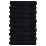 Sauna Towels "FROGN" 10 pcs Black 80x200 cm 360 gsm 136961