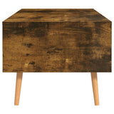 Coffee Table Smoked Oak 100x49.5x43 cm Engineered Wood 326794