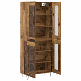 Highboard Old Wood 69.5 x 34 x 180 cm Engineered Wood 3403174