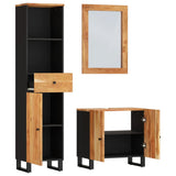 3 Piece Bathroom Furniture Set Solid Wood Acacia 3200638
