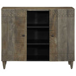 ZNTS Sideboard 90x33x75 cm Solid Wood Mango 4017820