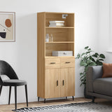 Highboard Sonoma Oak 69.5x34x180 cm Engineered Wood 3200532