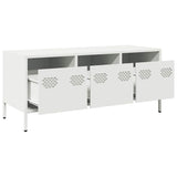 TV Cabinet White 101.5x39x43.5 cm Cold-rolled Steel 851231