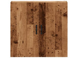 Wall Mounted Cabinet Old Wood 69.5x34x90 cm Engineered Wood 857462