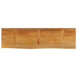 Table Top Live Edge 120x20x3.8 cm Solid Wood Mango 370566