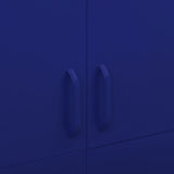 Wardrobe Navy Blue 90x50x180 cm Steel 336244