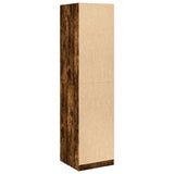 Wardrobe Smoked Oak 50x50x200 cm Engineered Wood 3307715
